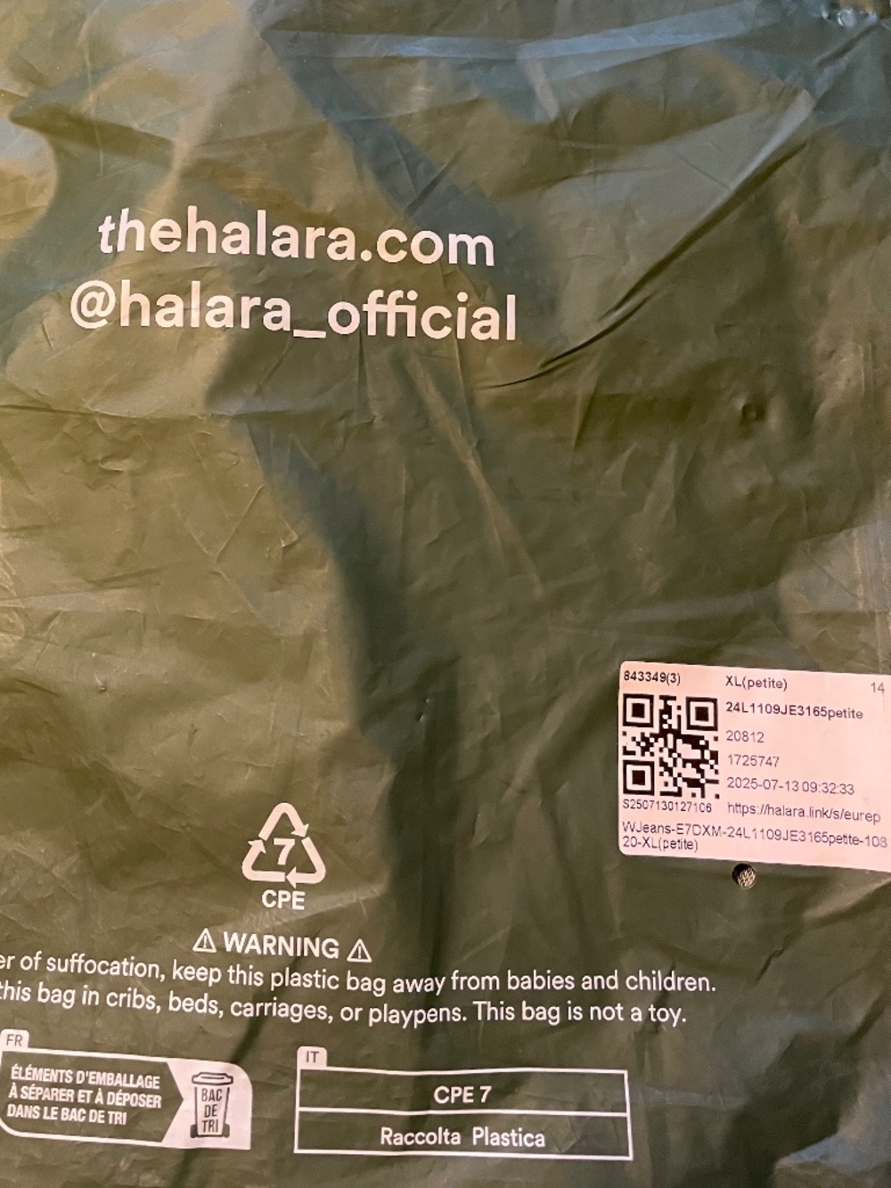 NWT Halara Flex Asymmetrical Low Rise Wide Leg Jeans Size XLP (Size 16) - Picture 7 of 12